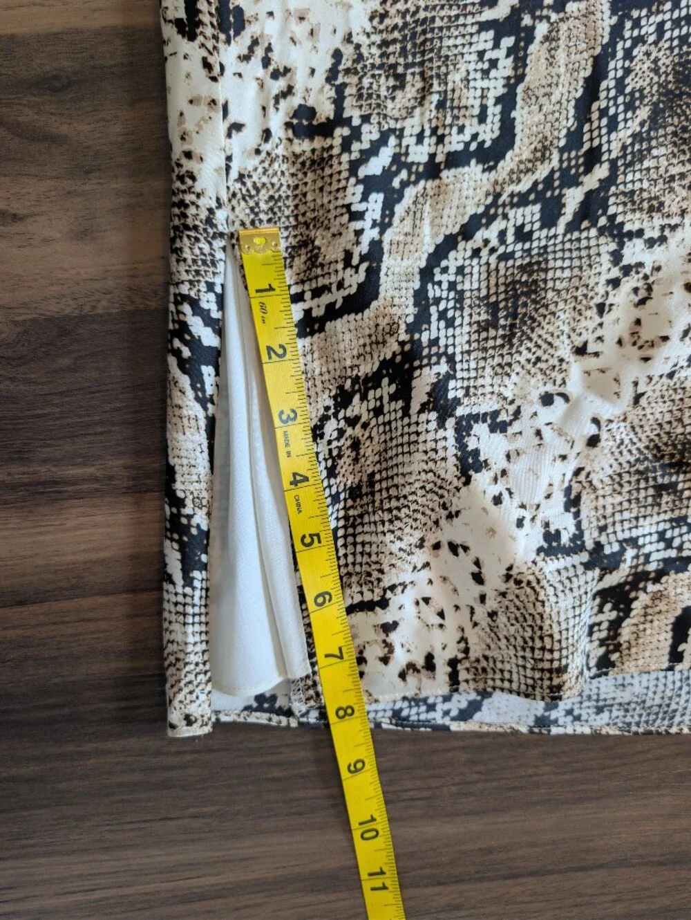 Cami NYC Silk Snake Skirt